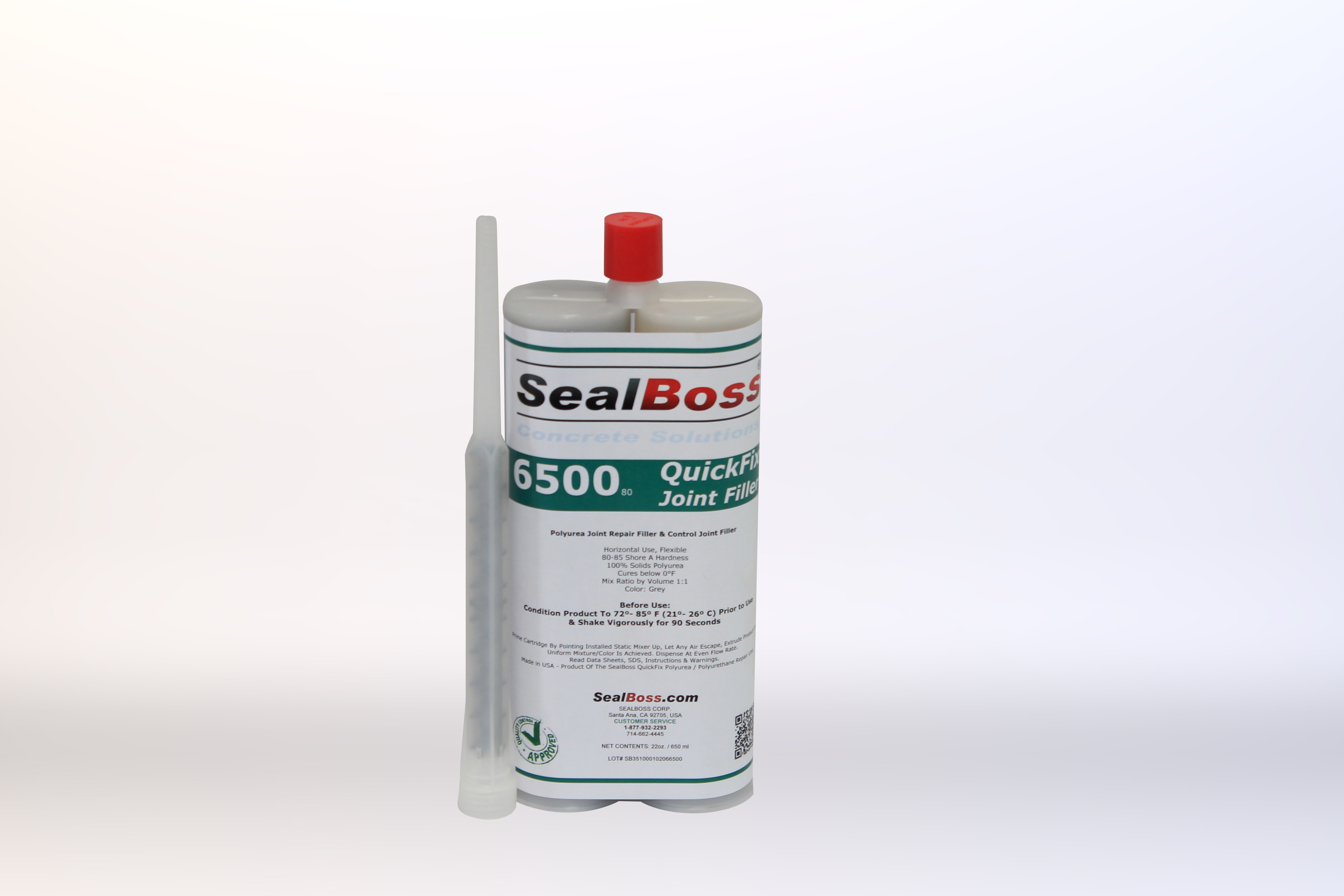 SealBoss 6500 QuickFix Joint Filler 22oz. Cartridges instantPO